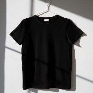 Classic Black Solid T-Shirt